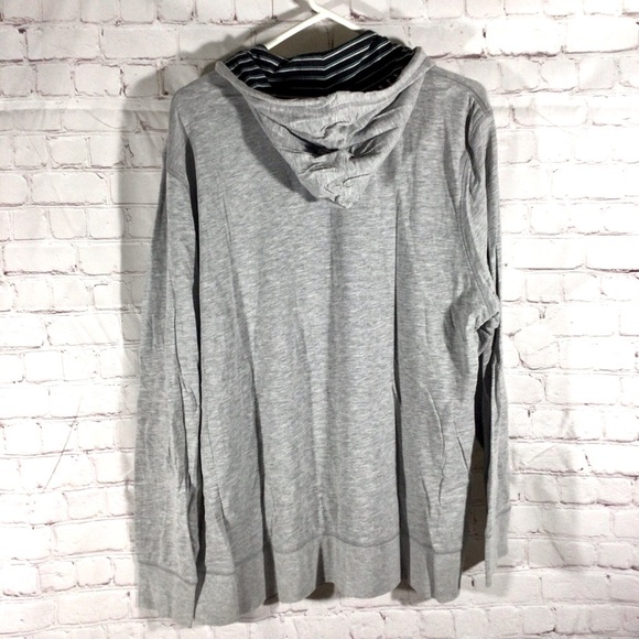 Old Navy Gray Full Zip Lightweight Hoodie with Pockets Size XL - Picture 4 of 4